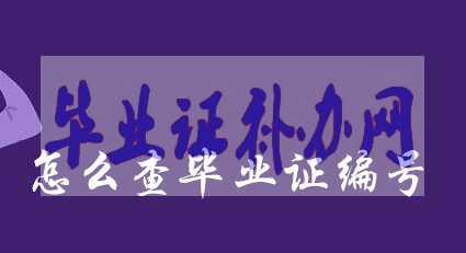 高中畢業(yè)證丟了怎么查詢編號的方法！