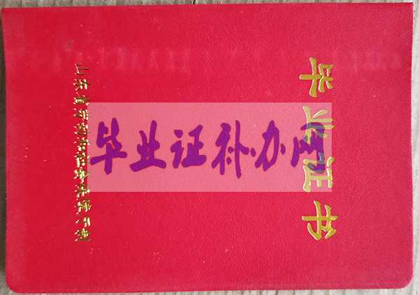 山東省90年代高中畢業證樣本圖